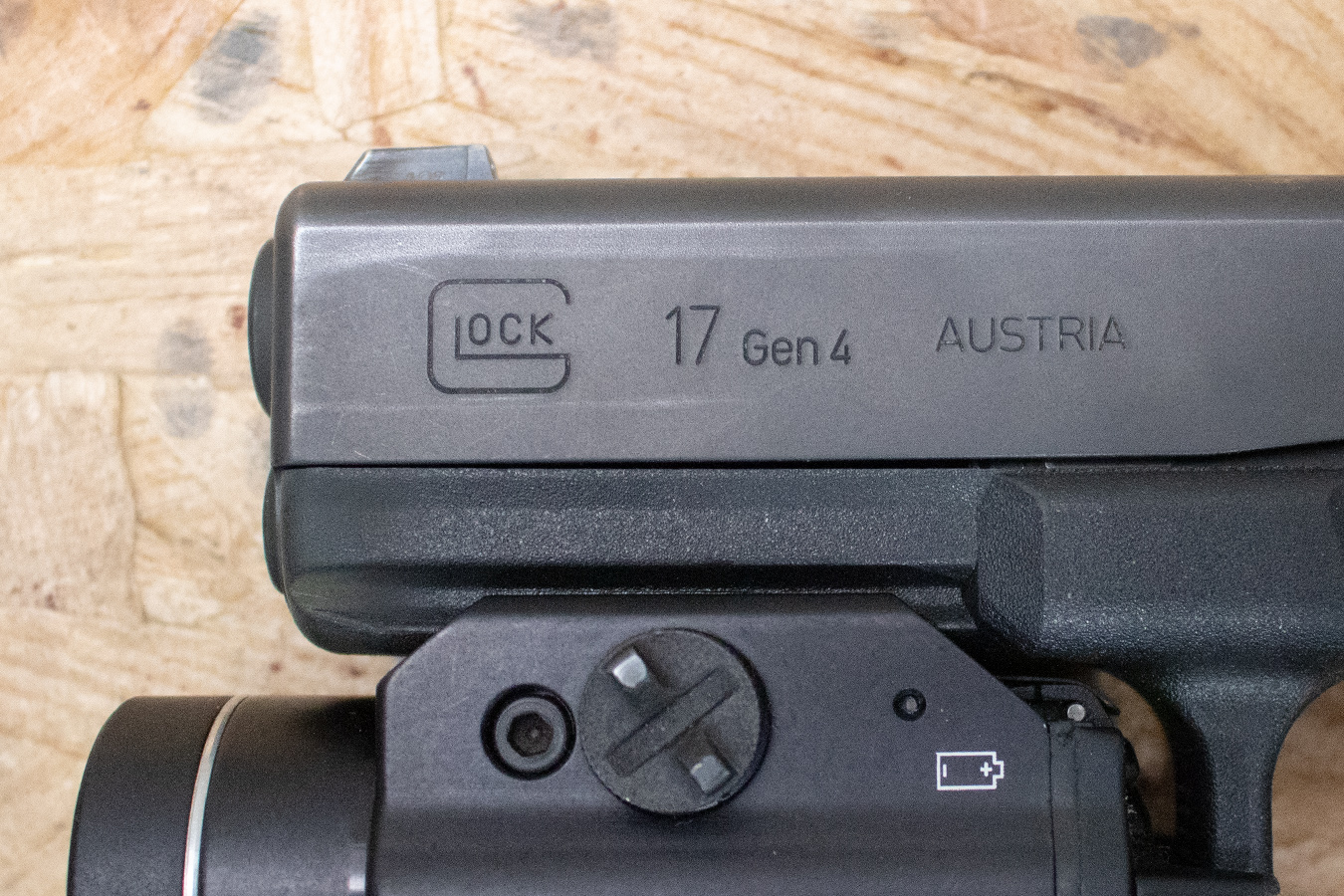 GLOCK 17 Gen4 9mm Police Trade-In Pistols with Night Sights and TLR-1 Light (Very Good Condition)